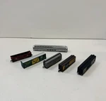 Bachmann, Atlas, Minitrix, Roundhouse, Con-cor, Mrc, Scale Used (X6) Lot. Fixed Price $63.97.