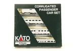 Kato Scale #106-1604 Corrugated Passenger Car(set B)atchison,topeka&santa FE-2. Fixed Price $249.99.