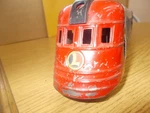Lionel Jr. Prewar Gauge 1700 Red And Chrome Streamliner.. Fixed Price $150.00.