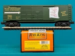 30-71228 Mth Railking Reading Blue Mountain Double Door Box Car O/O27 New. Fixed Price $69.95.