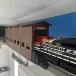 Scale Covered Bridge Kit Adapted To Work Lionel Girder. Fixed Price $34.99.