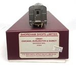 Shoreham Shops Limited Scale Brass CBQ01 Chicago,b&q Baggage Mail Car #1604. Fixed Price $247.74.