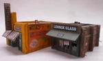 ON30 Scale Building 2 Craftsman Kit Combo Mexican Restaurant Glass Repair Shop. Fixed Price $139.95.