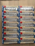 Santa Fe Ho Walthers Complete Budd 14-CAR Consist Nos Blemish-free, Exc Cond!. Fixed Price $630.00.