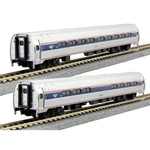 Kato 10680031 N Gauge Amtrak Amfleet Phase Vi 82647, 48159 Car Set W/lights. Fixed Price $99.99.