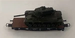 Roco Austria Ho Heavy Axle Flat Car With M47 Army Tank #4. Fixed Price $35.00.