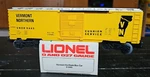 Lionel #6-9445 Vermont Northern Boxcar, Ga. Ln (F32). Fixed Price $15.95.