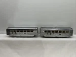 2 Lionel Prewar Gauge #617 Coach Cars For Flying Yankee Passenger Set. Fixed Price $49.45.