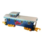 Toy State Scale Train Blue Christmas Santa North Pole Caboose Markings 1992. Fixed Price $7.49.