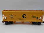 Lionel 6-17102 Gauge Chessie System Acf Three Bay Hopper Ex. Fixed Price $15.19.