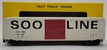 American Models 1512 Gauge Soo Line 50' Car #178396 Hi-rail Ex/box. Fixed Price $20.99.