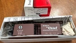 Intermountain Ho Kit #AT&SF-10 40 PS-1 Box Car Santa Fe Chief Atsf #31342 Ny. Fixed Price $21.02.
