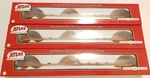 3 Atlas Rio Grande Flat Cars 89'4" Ho Scale Trains. Fixed Price $100.00.