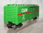 Lionel 6-16021 C&im Chicago Illinois Midland Double Door Boxcar Standard C7. Fixed Price $39.95.