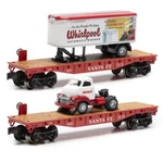 Menard 2-PIECE 10-1/2" Gauge Sfrr FLATCAR/1954 Gmc Whirlpool Tractor/trailer. Fixed Price $53.95.