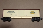 1982-83, Lionel #6-5708, Armour Woodside Reefer, L/n. No Orig Box.. Fixed Price $9.95.