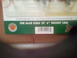 Bachmann ON30 Freight Car Under Oxide Red Item 29904 Frames. Fixed Price $6.00.