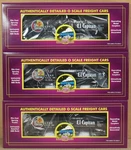 Mth Premier 20-96039 Santa Fe "el Capitan" 3-CAR Tank Set (2001 Ttos) O-gauge. Fixed Price $119.99.