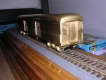 Brass N.j.custom #PS-702B P.r.r. B-60 Early Baggage Car Unptd. H.o. 1/87. Fixed Price $159.99.