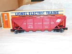Lionel Gauge #6-16412 Chicago & Northwestern Bay Covered Hopper, New. Fixed Price $13.50.
