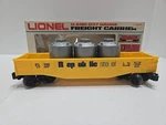 Vintage Lionel Scale Republic Steel Gondola W/ Canisters 6-9055. Fixed Price $17.09.