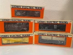 Lionel Nickle Plate Rail Cars, Assorted Set.. Fixed Price $175.00.