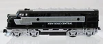 Passenger E-8 Diesel 1:36 Scale New York Central Power Pull Back Black & Silver. Fixed Price $12.00.