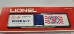 Lionel Gauge Beech-nut Box Car #6-7703. Fixed Price $10.00.