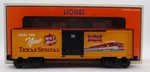 Lionel 6-29943 Gauge Texas Special Rr Art Boxcar Ln/box. Fixed Price $40.99.