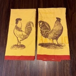 Williams Sonoma Rhode Island Red Chicken Bird 21.5X 29COTTON Tea Kitchen Towel. Fixed Price $24.95.