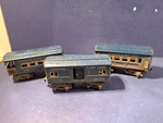 American Flyer Gauge 3150 3151 3162 Two Tone Blue Passenger Cars. Fixed Price $75.00.