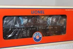 Lionel #26089 Lrrc Western Union Gondola With Handcar Cable Load. Fixed Price $71.95.