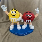 M&ms Candy Dispenser "the Milk Chocolate Melts In Your Mouth, Not Hands". Fixed Price $25.00.
