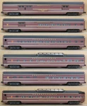 Williams Pennsylvania Broadway Limited 80' 6-CAR Alum. Passenger Set O-gauge *. Fixed Price $299.99.