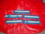Lionel Trains Blue Comet Pass Car Shells 6536-40 Gauge C-8 Ln Free Shipping. Fixed Price $120.00.