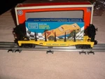 Lionel #26654 Boy Scouts Of America Flatcar With Pinewood Derby Kit 0-027 Nib. Fixed Price $52.00.