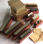 Rklin Ho 1952 346/2J 346/3J Coaches Freight Cars Augsburg Receipts Mint. Fixed Price $1344.95.