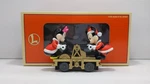 Lionel 6-18433 Gauge Mickey & Minnie Christmas Operating Handcar Nib. Fixed Price $71.09.