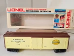 Vintage 1982 Lionel 6-5708 Woodside Armour Reefer Car Refrigerator Line New Ob. Fixed Price $17.00.