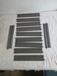 11) Lot Atlas Code 148 2-RAIL 12'' Straight Track Section Scale Nickel Silver. Fixed Price $119.99.