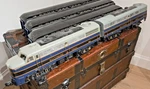 Aristocraft FA1, FB1 22003/53, Obs 31402, & Pass Cars 31302 (5 Tot.)no Box. Fixed Price $750.00.