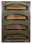Roundhouse 84882 50' Overland D&rgw 4-CAR Pass Set #4. Fixed Price $159.95.