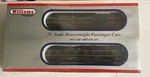 Williams By Bachmann Gauge 72 Santa Fe Passenger Cars 2-CAR Add-on Set. Fixed Price $125.00.