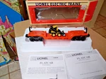 Lionel 16958 Flat Car With Ertl Load. Fixed Price $27.50.