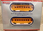 Williams 43247 Union Pacific O-27 Yellow Passenger Cars Add-on Set Sealed. Fixed Price $99.00.