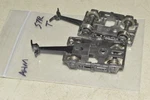 Ho Scale Passenger Car Trucks Ahm Rivarossi Streamlined Long Talgo Couplers. Fixed Price $12.00.