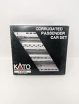 Kato #106-1606 Corrugated Passenger Car Set Cb&q Burlington Route, Scale. Fixed Price $154.98.