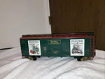 1996 Aristo-craft Norman Rockwell Christmas 40' Steel Reefer Box Car #46037-2 Ex. Fixed Price $50.00.