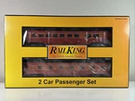 Rail King Mth O Scale 60' Sp Streamlined Sleeper/dinner Passenger Set 30-6744. Fixed Price $195.00.