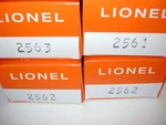 Lionel 2561-2562-2562-2563 Licensed Reproduction Boxes. Fixed Price $34.95.